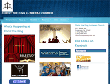 Tablet Screenshot of christthekingov.com